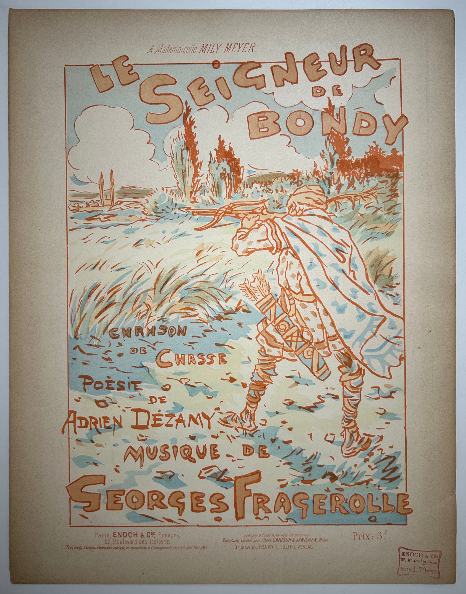 Le Seigneur de Bondy. Poésie de Adrien Dezamy.