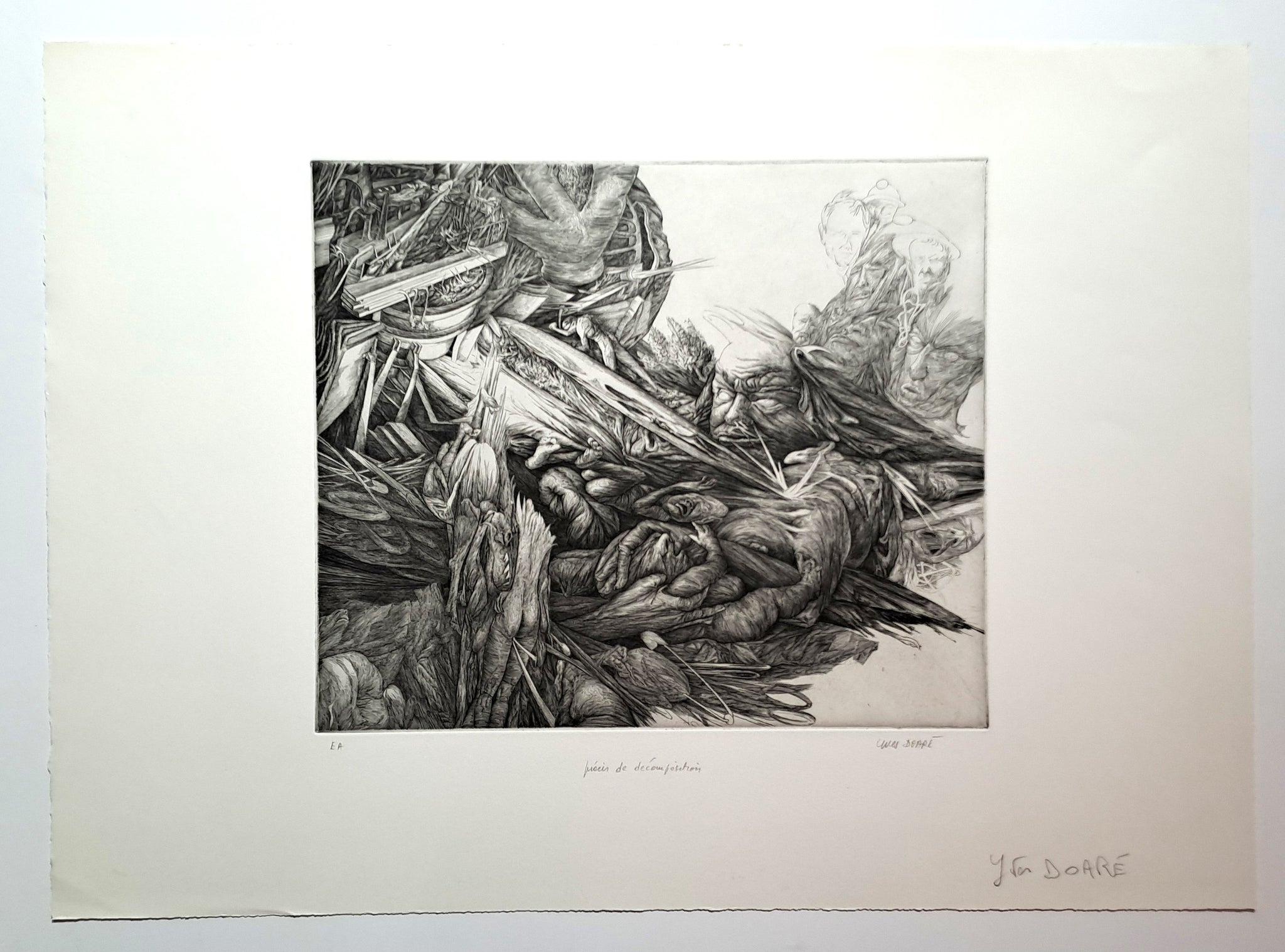 DOARÉ Yves. Précis de décomposition. GRavure signée.
