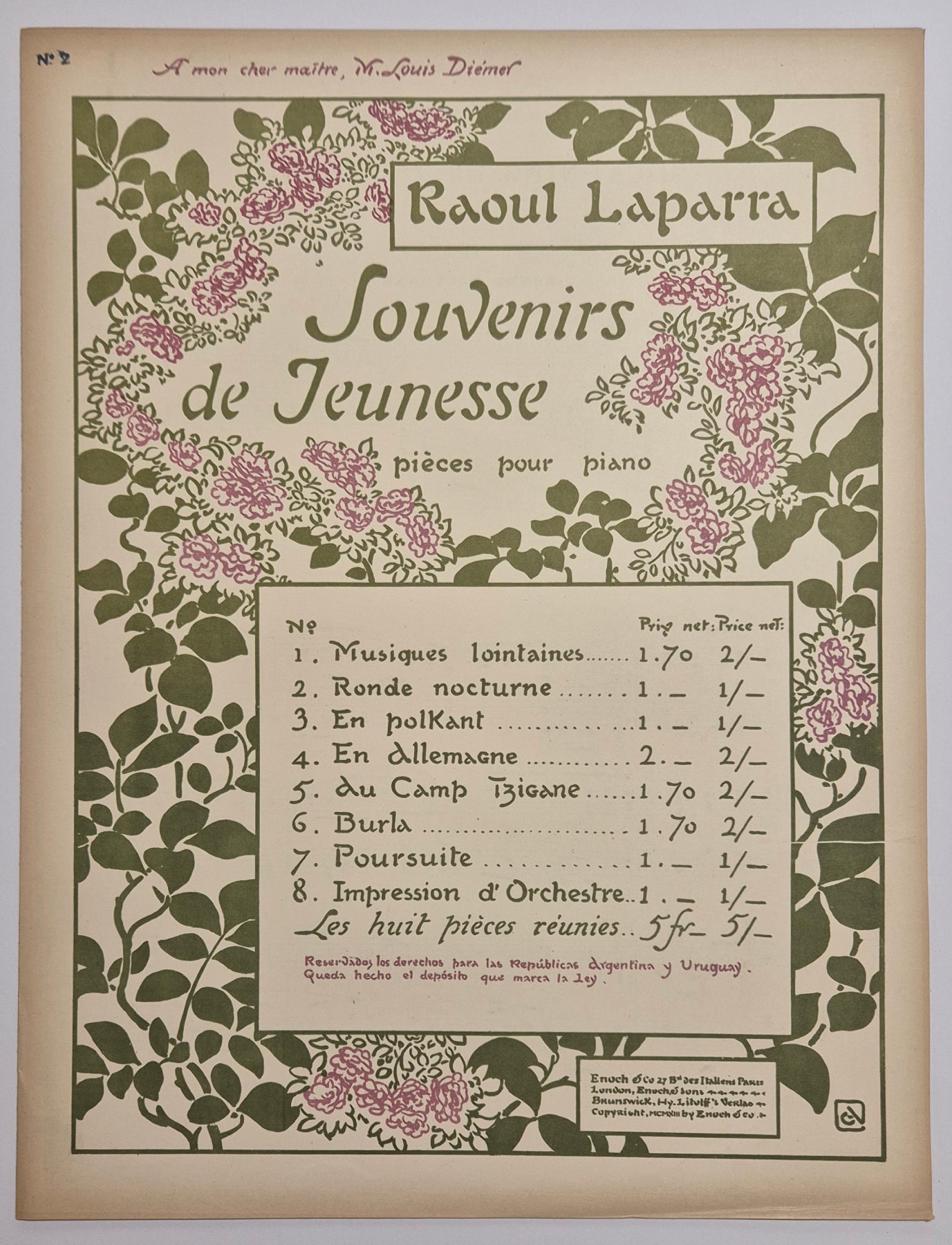 Souvenirs de Jeunesse (n°2 : Ronde de Nuit).