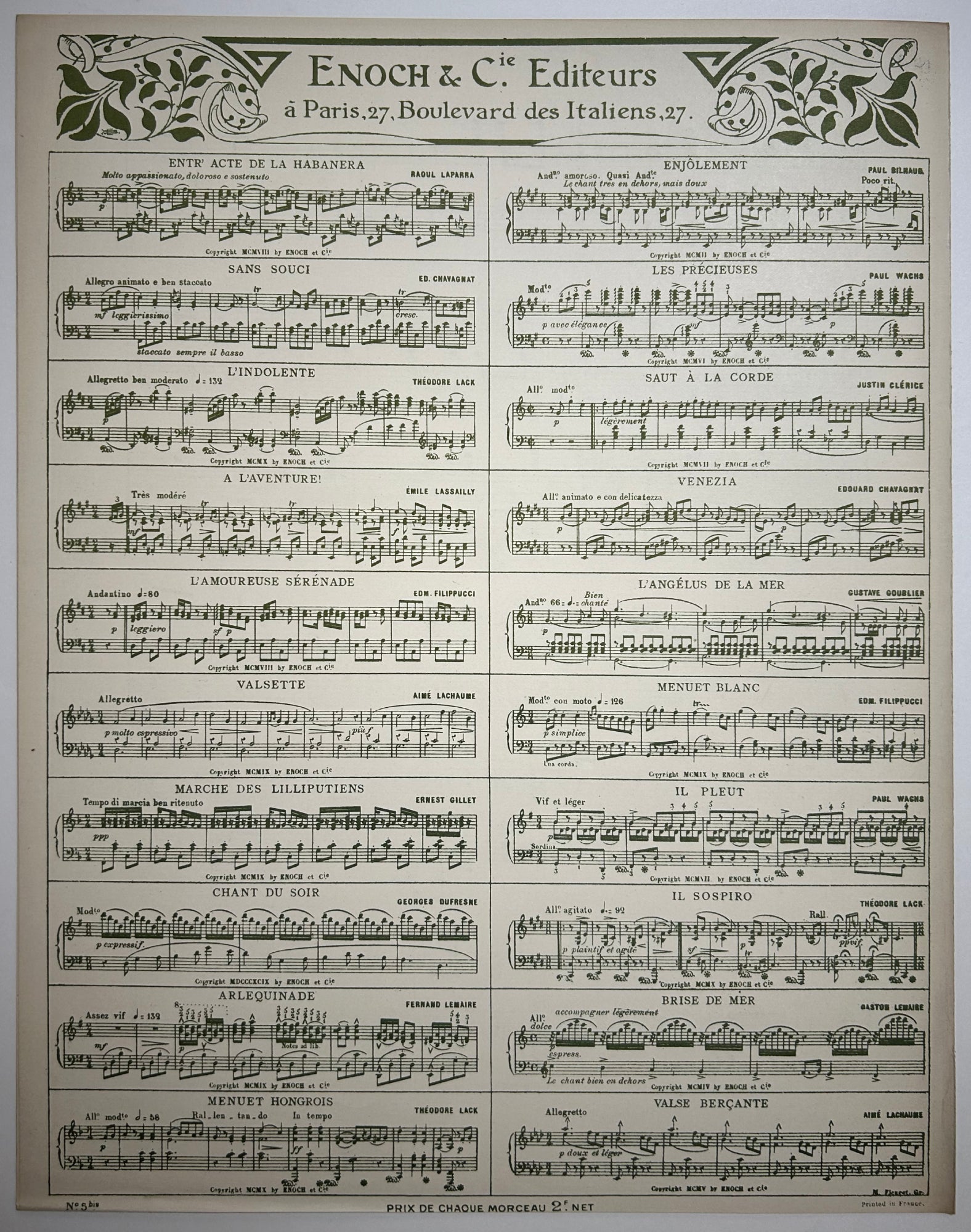 Souvenirs de Jeunesse (n°2 : Ronde de Nuit).