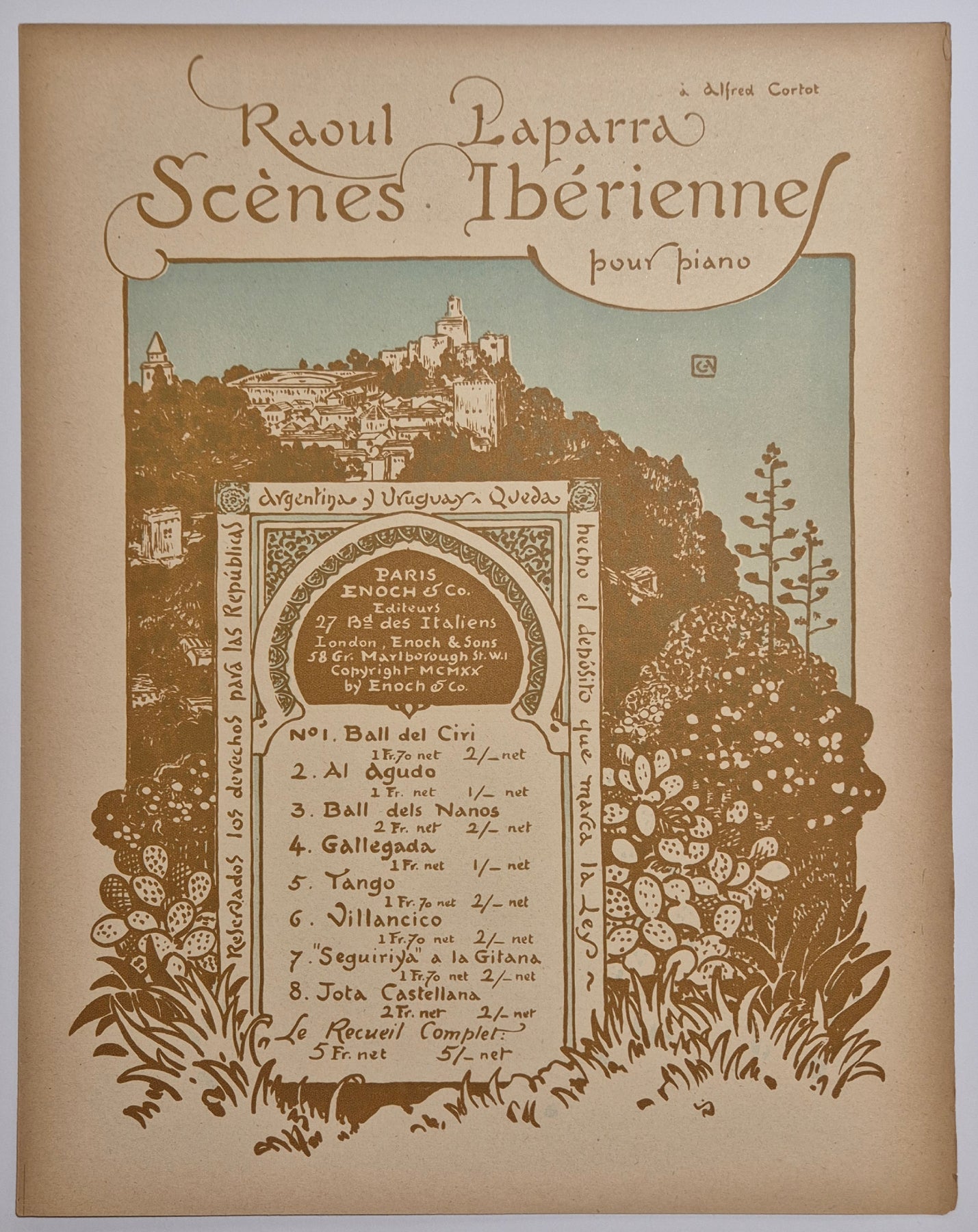 Scènes Ibérienne (n°4 : Gallegada).