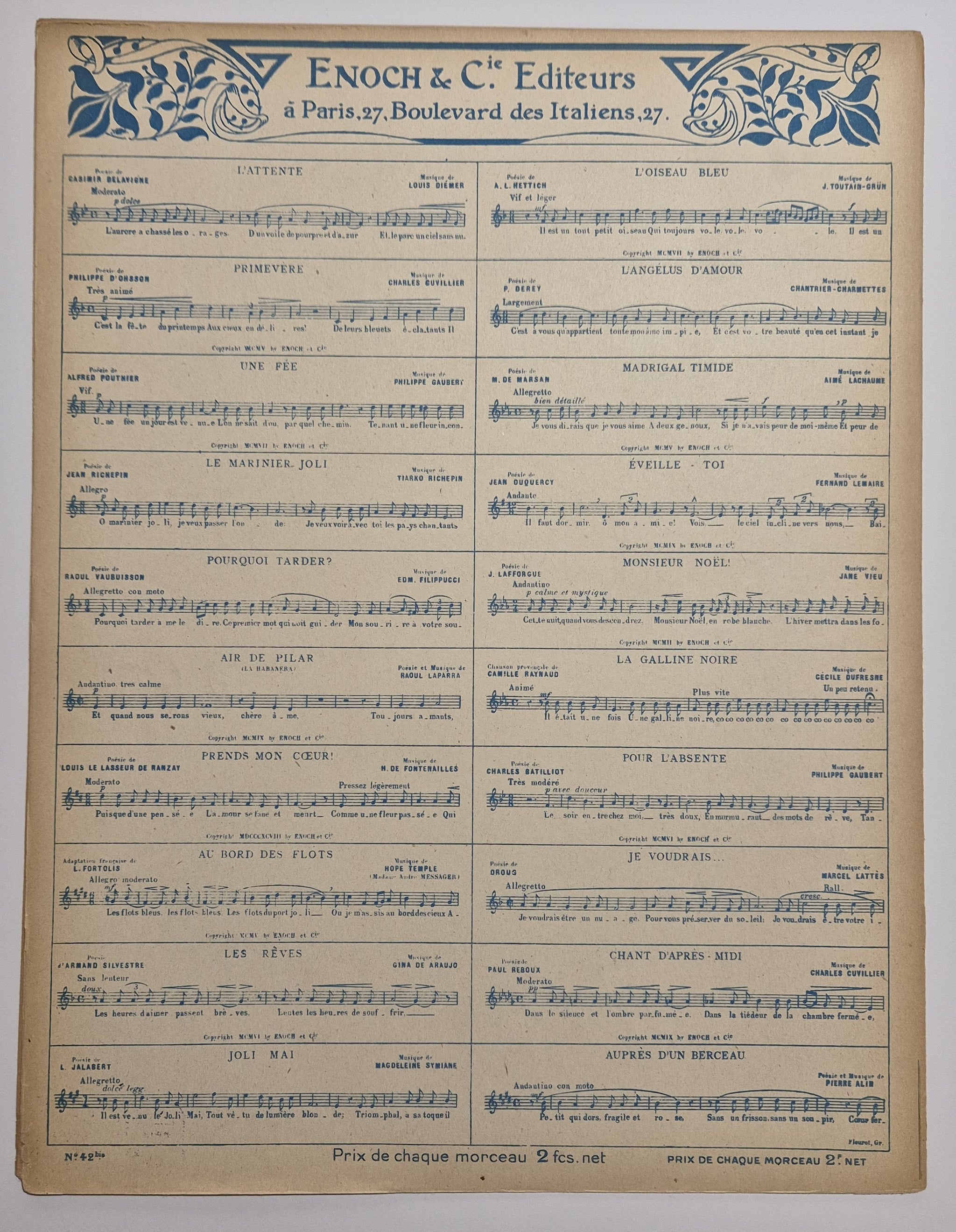 Strophes et Interludes (n°1 : Strophes).