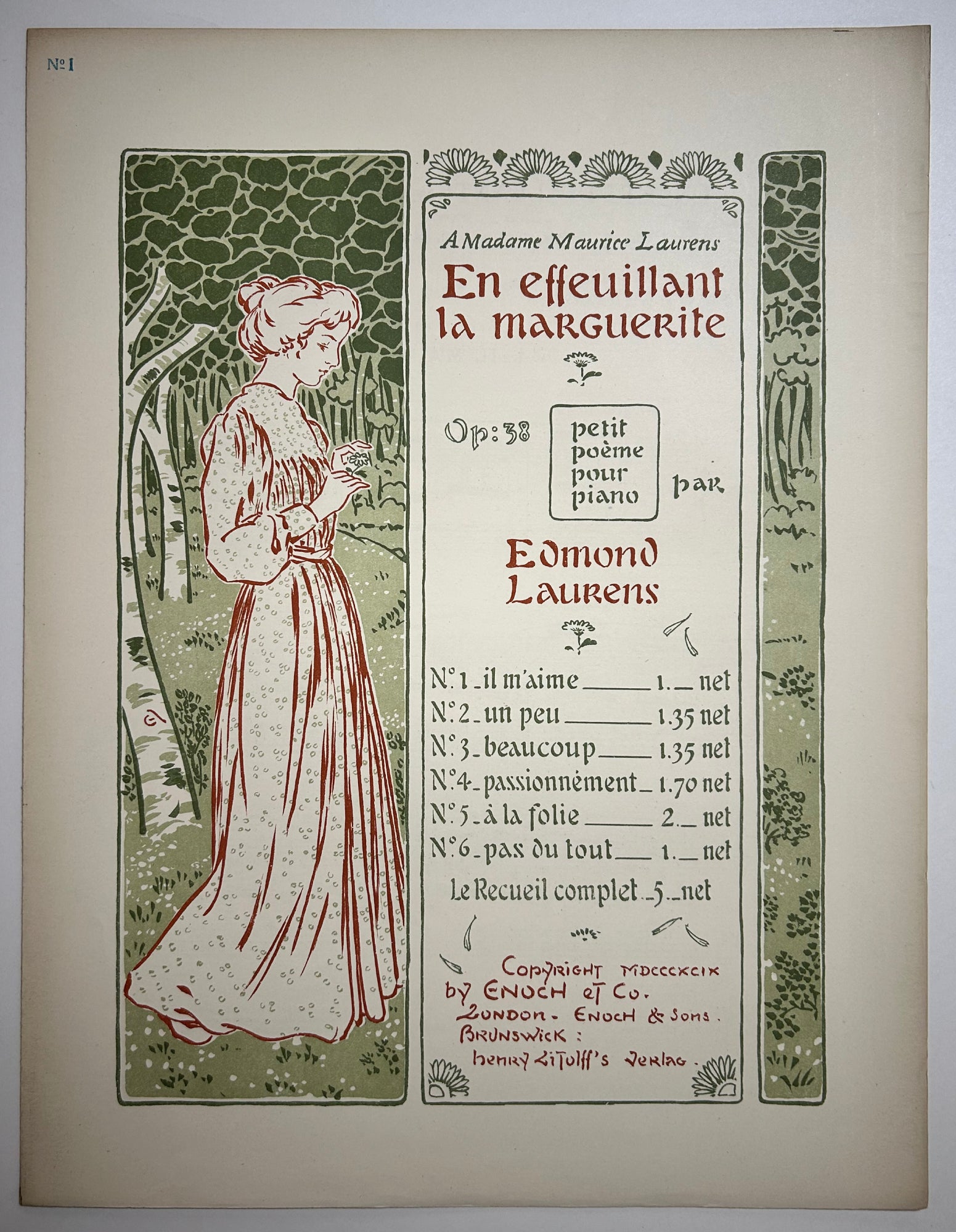 En effeuillant la marguerite (n°1 : Il m'aime).