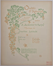 Charger l'image dans la galerie, Oubli d'amour. Poésie de L. Le Lasseur de Ranzay.