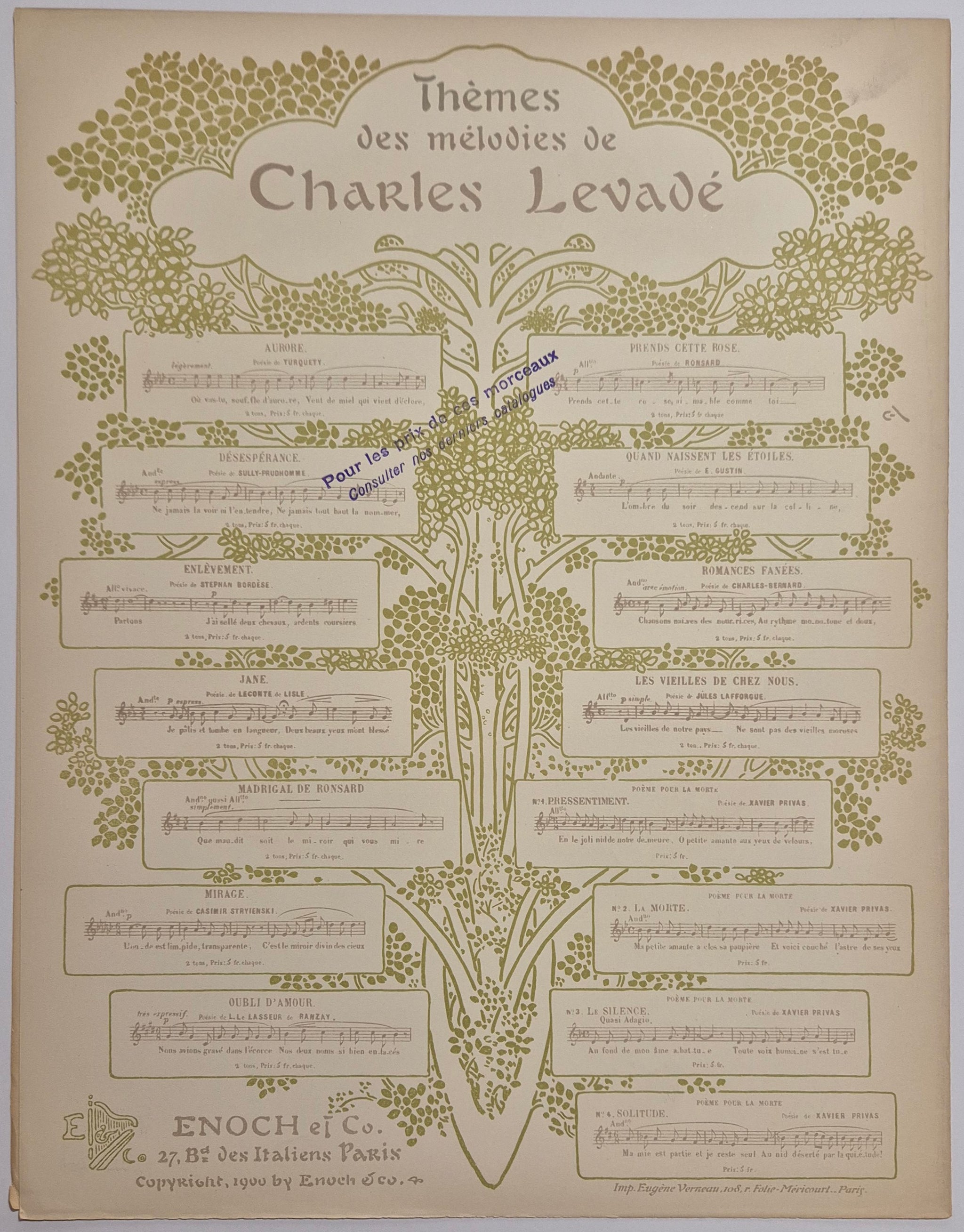 Romances fanées. Poésie de Charles-Bernard.