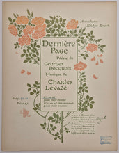 Charger l'image dans la galerie, Dernière page. Poésie de Georges Docquoin.
