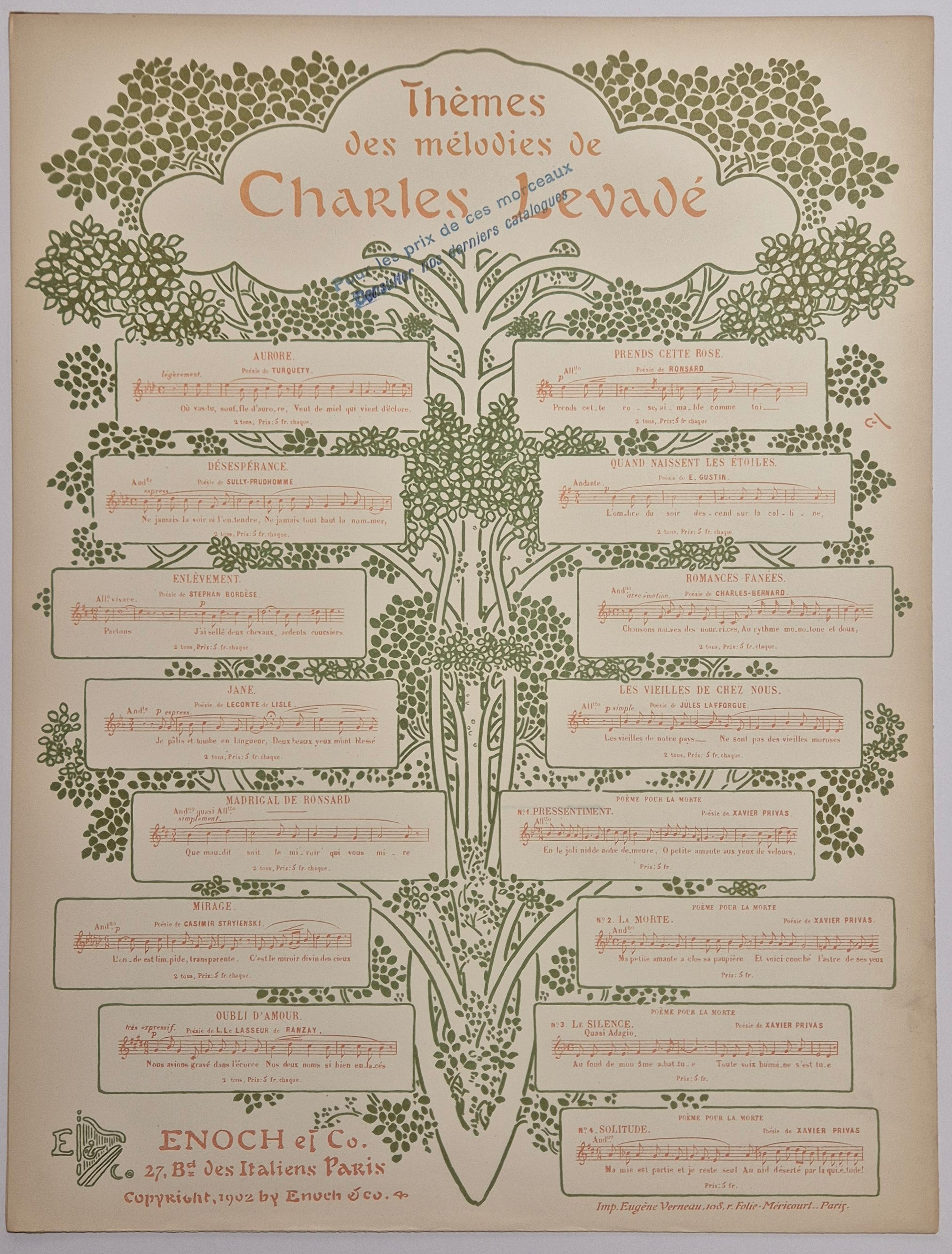 Dernière page. Poésie de Georges Docquoin.