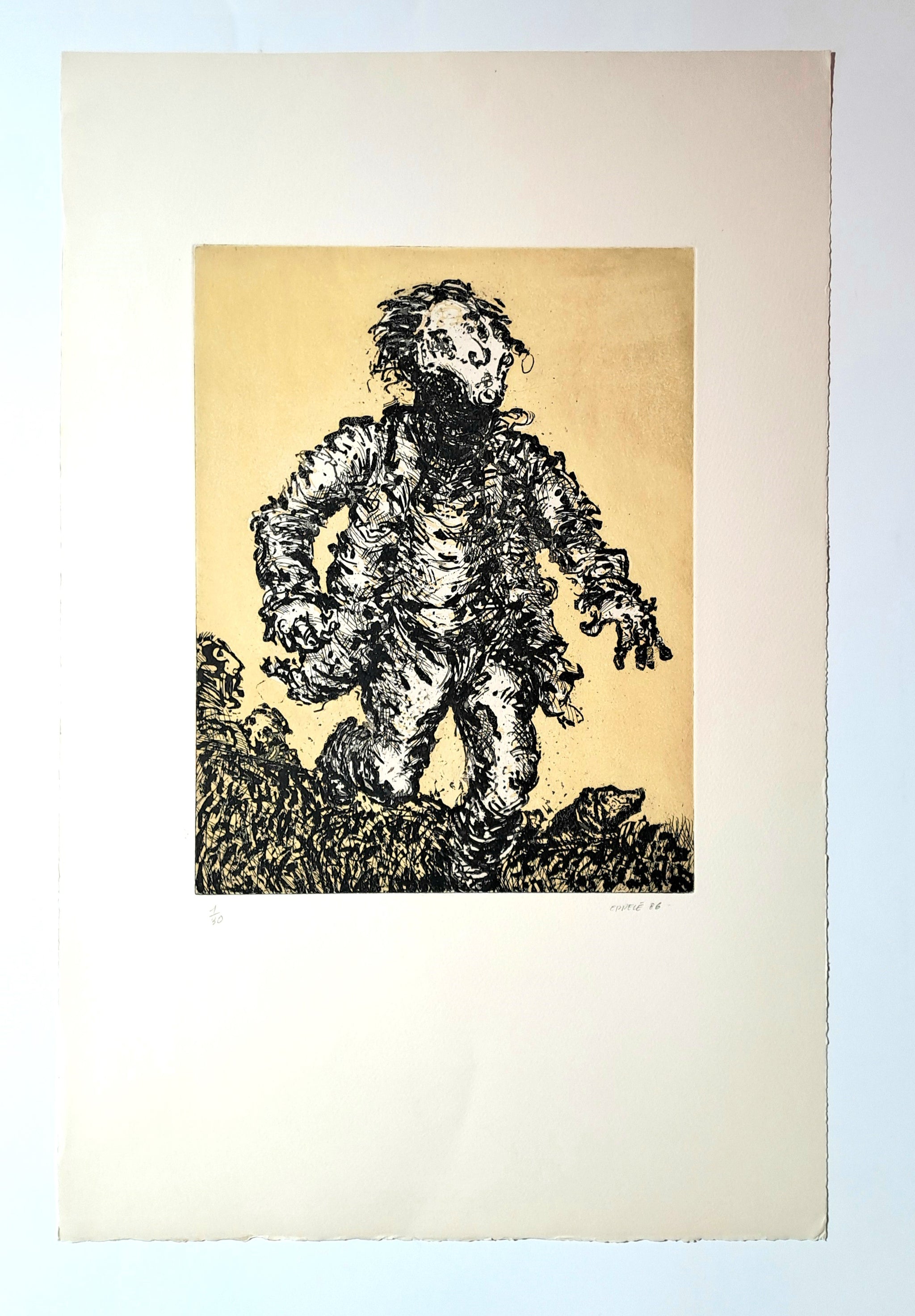 L'homme qui court. 1986.