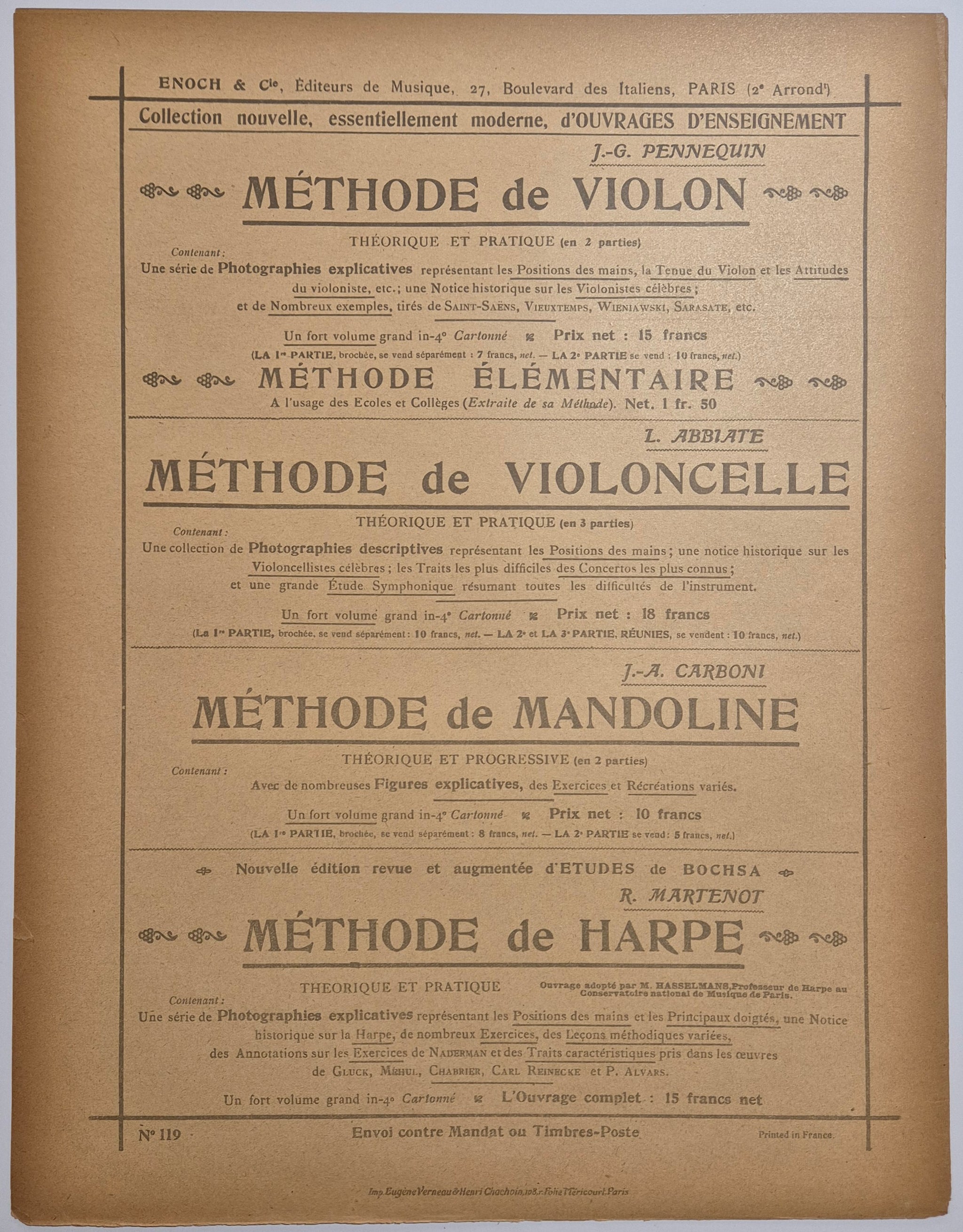 Andante des deux pigeons.