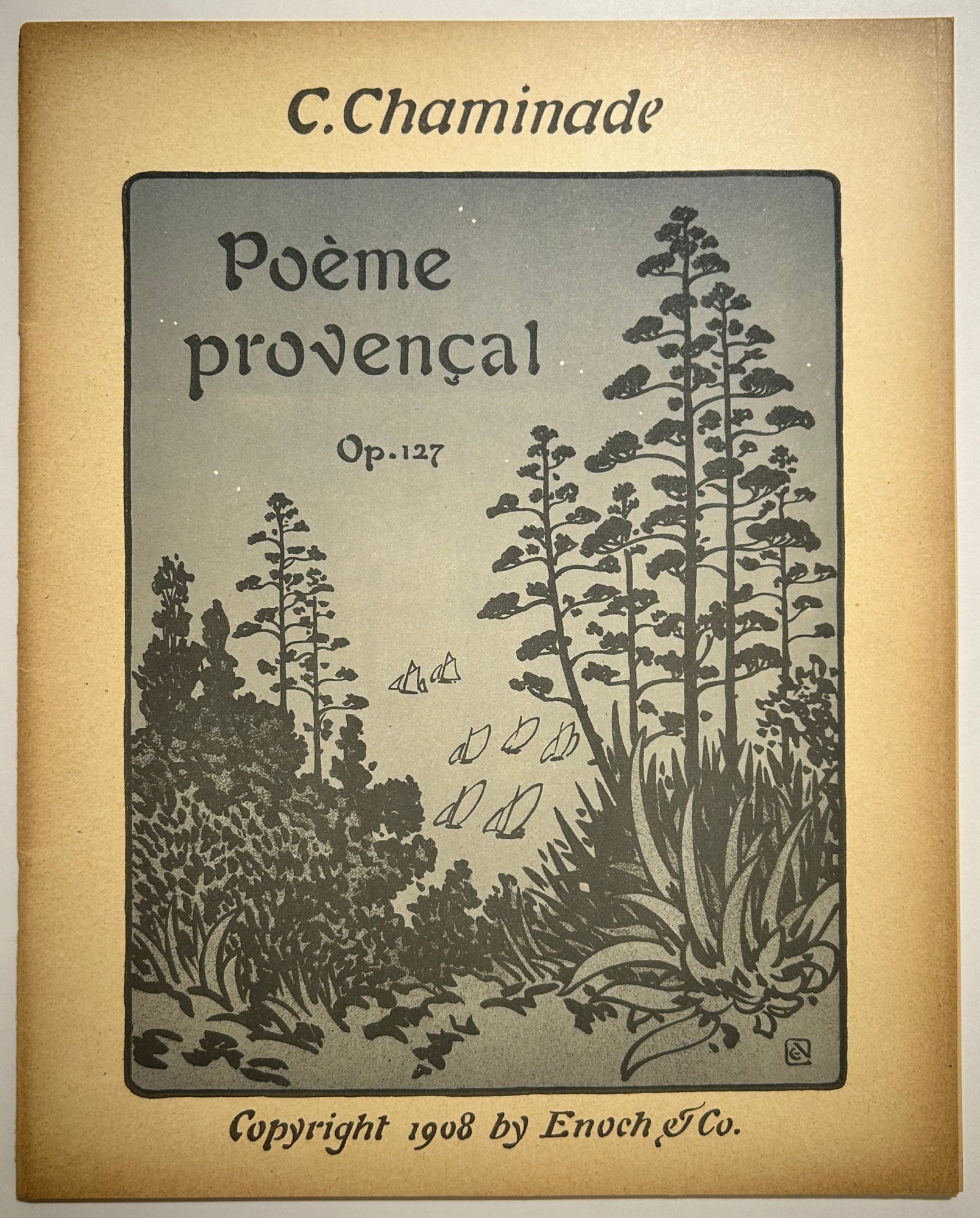 Poème Provençal (n°1 : Dans la lande, 2 : Solitude, 3 : Le Passé, et 4 : Pêcheurs de nuit).