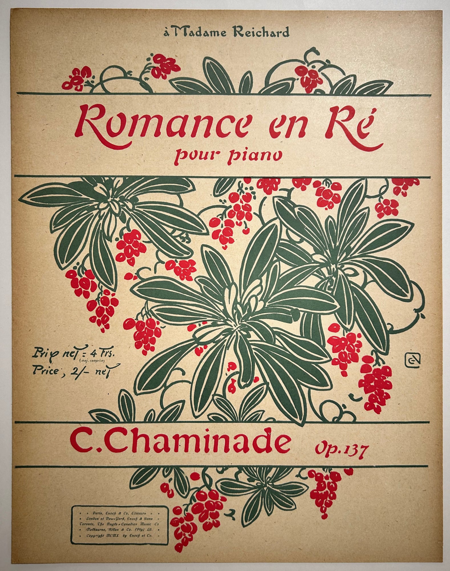 Romance en Ré.