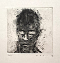 Charger l'image dans la galerie, MAES David. Têt d'homme. GRavure signée.