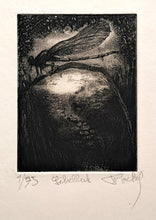 Charger l'image dans la galerie, MONTIEL Patricia. Libellule. Gravure signée.