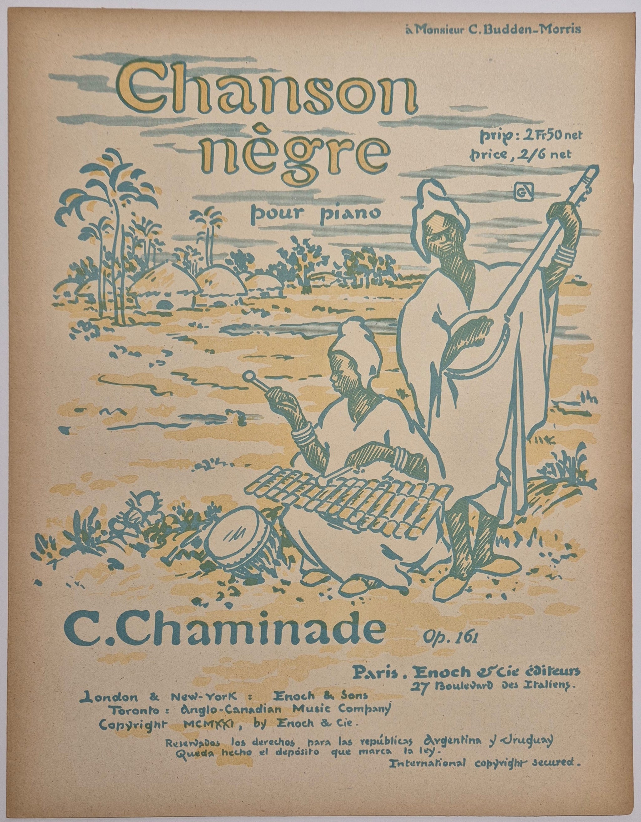 Chanson nègre.