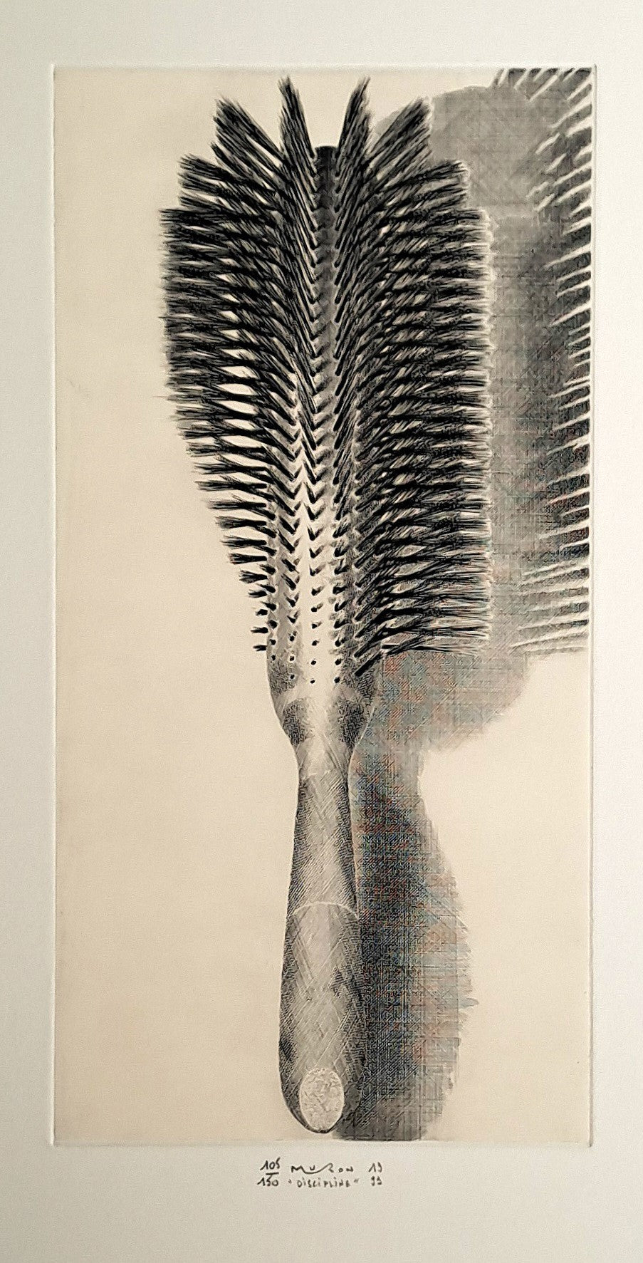 MURON Jacques. Discipline. Gravure signée.