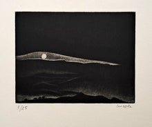 Charger l'image dans la galerie, NICOLE. Soleil couchant. Gravure signée.