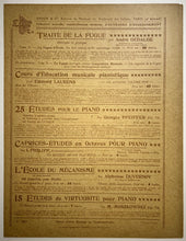 Charger l'image dans la galerie, Six études de concert.