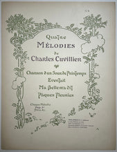 Charger l'image dans la galerie, Quatre Mélodies (n°3 : Ma belle m'a dit).