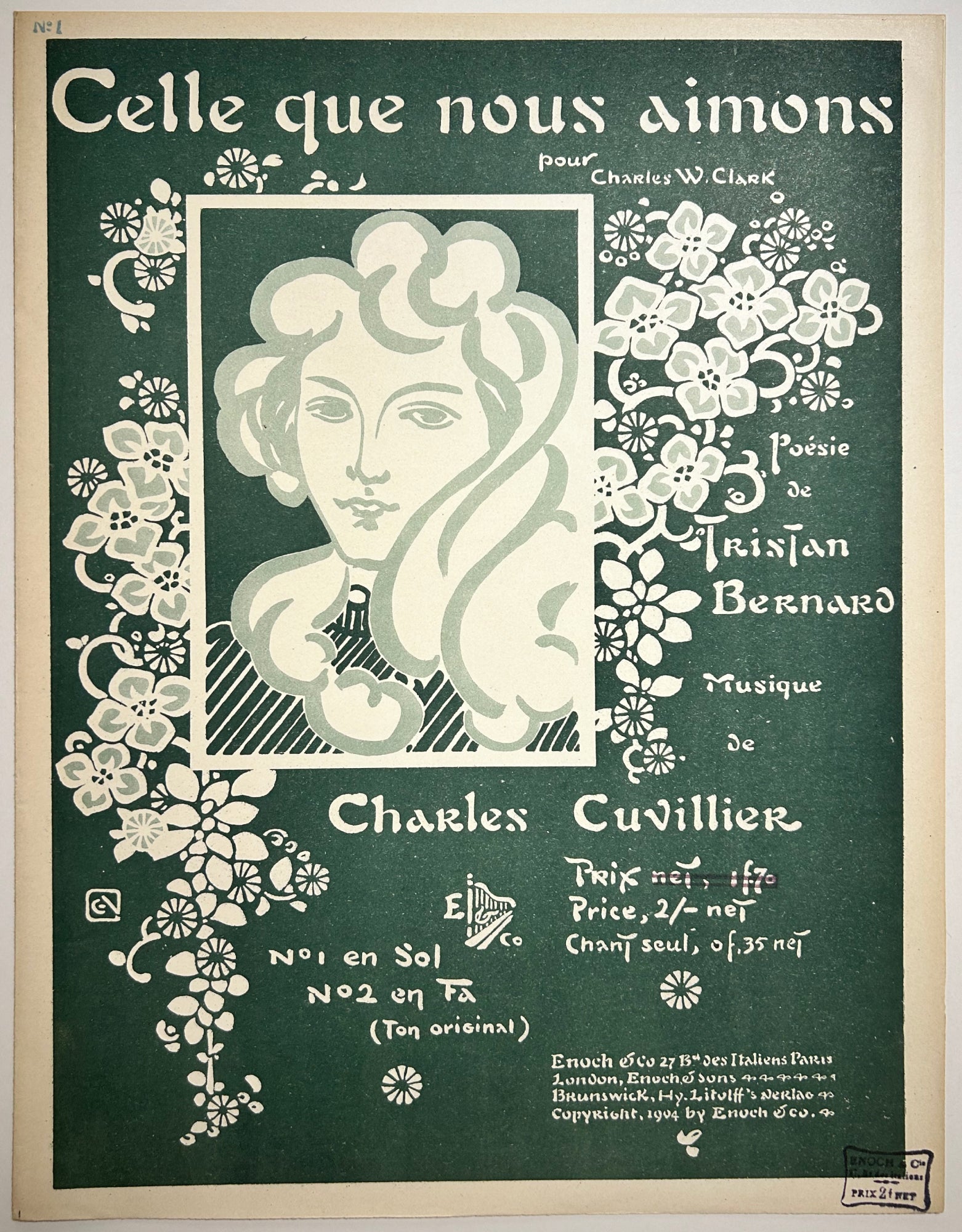 Celle que nous aimons. Poésie de Tristan Bernard (n°1).