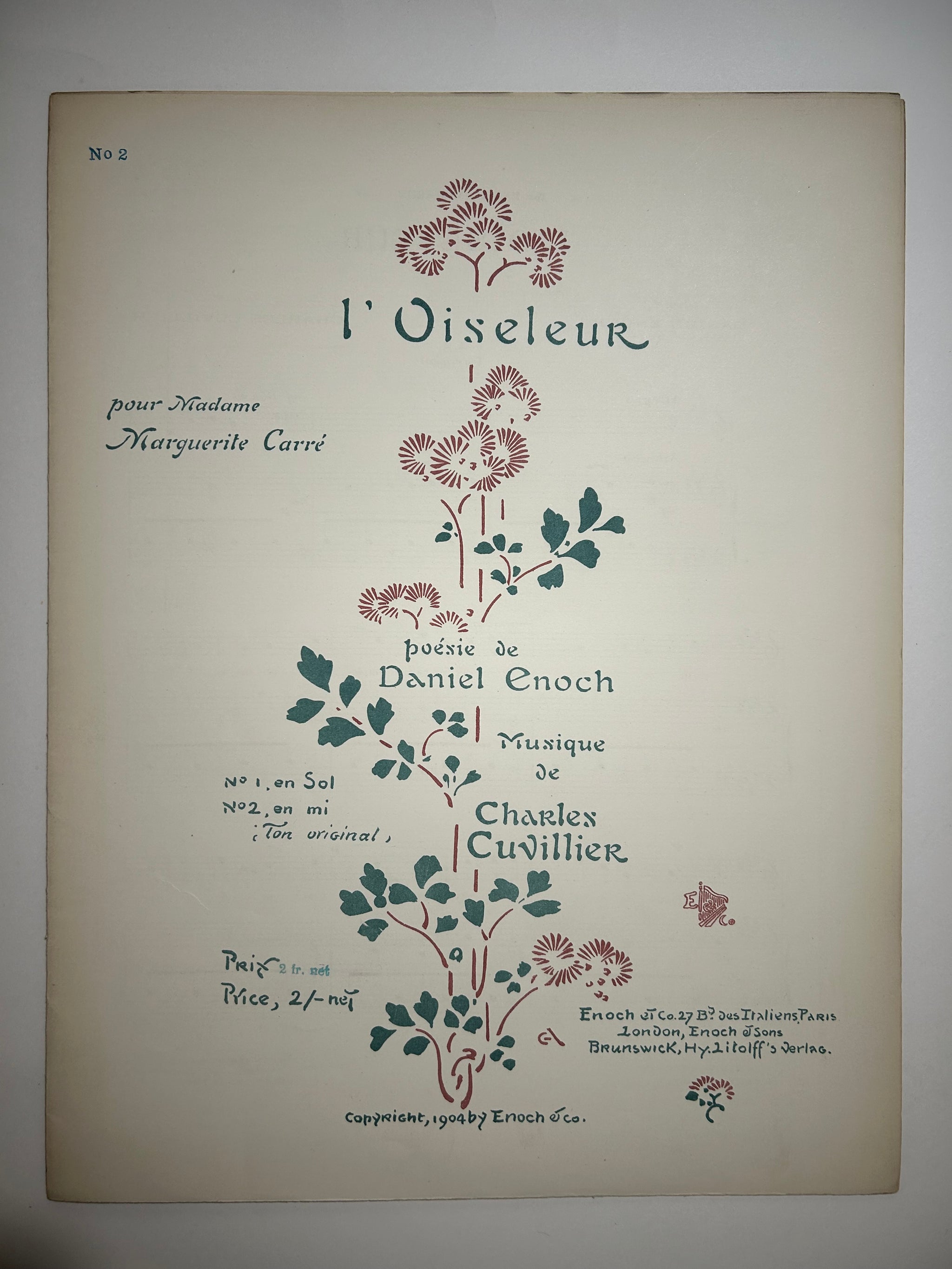 L'Oiseleur. Poésie de Daniel Enoch (n°2).