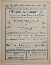 Charger l'image dans la galerie, Chanson Chinoise. Poésie George Auriol (n°1).