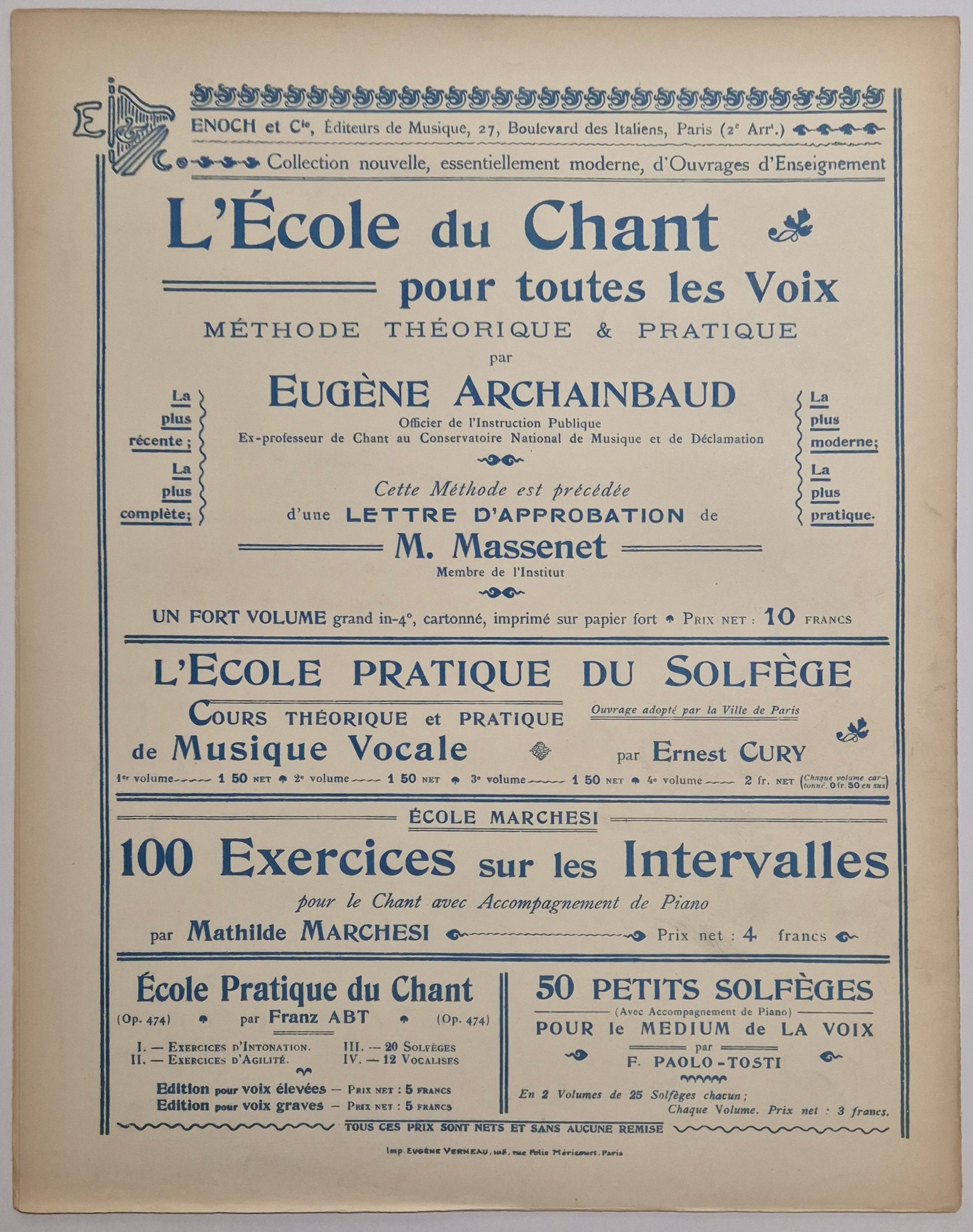 Chanson Chinoise. Poésie George Auriol (n°1).