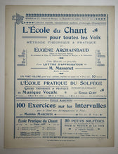 Charger l'image dans la galerie, Chanson Chinoise. Poésie George Auriol (n°1).