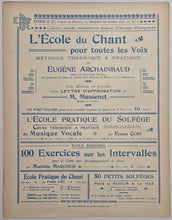 Charger l'image dans la galerie, Chanson Chinoise. Poésie George Auriol (n°2).
