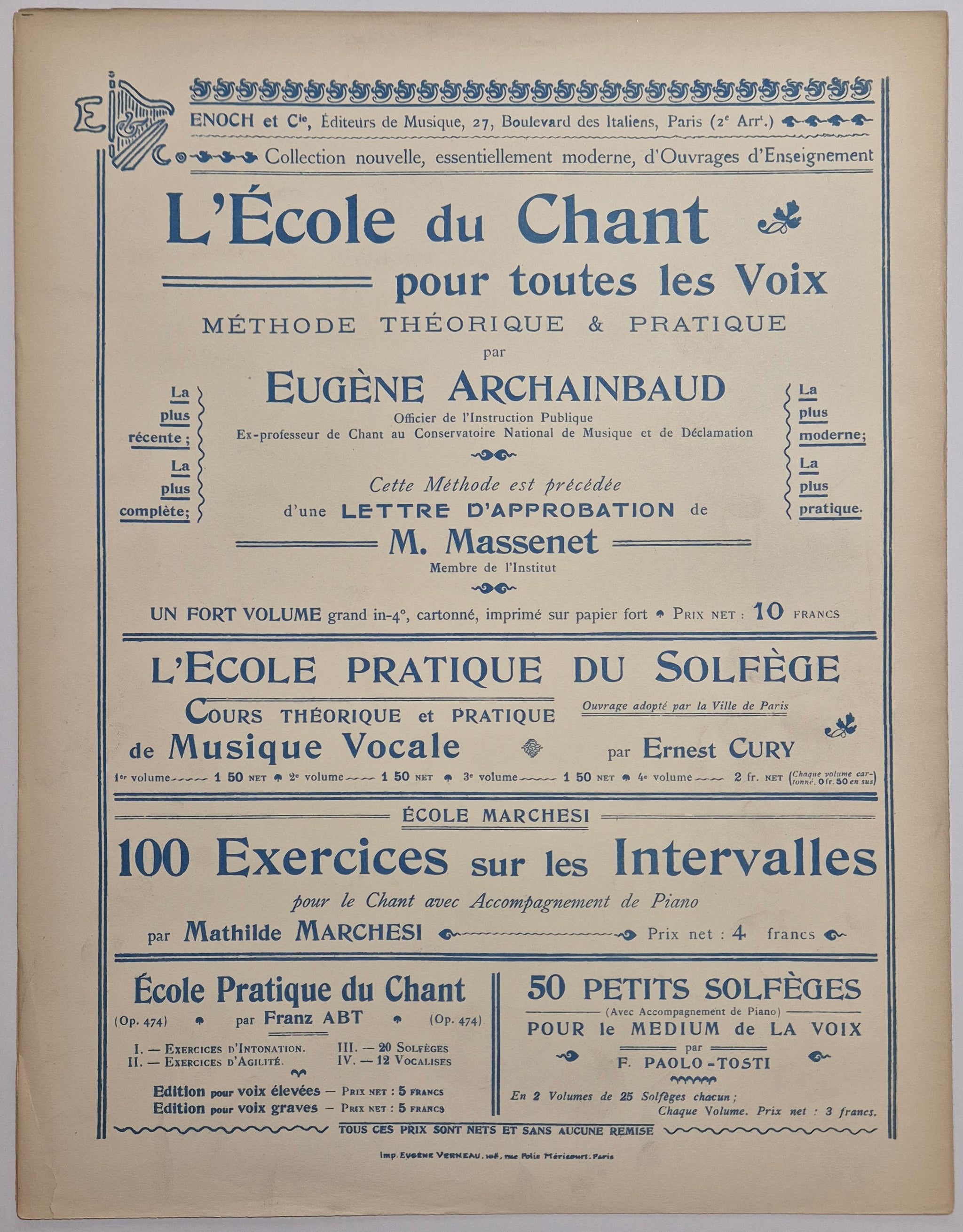 Chanson Chinoise. Poésie George Auriol (n°2).