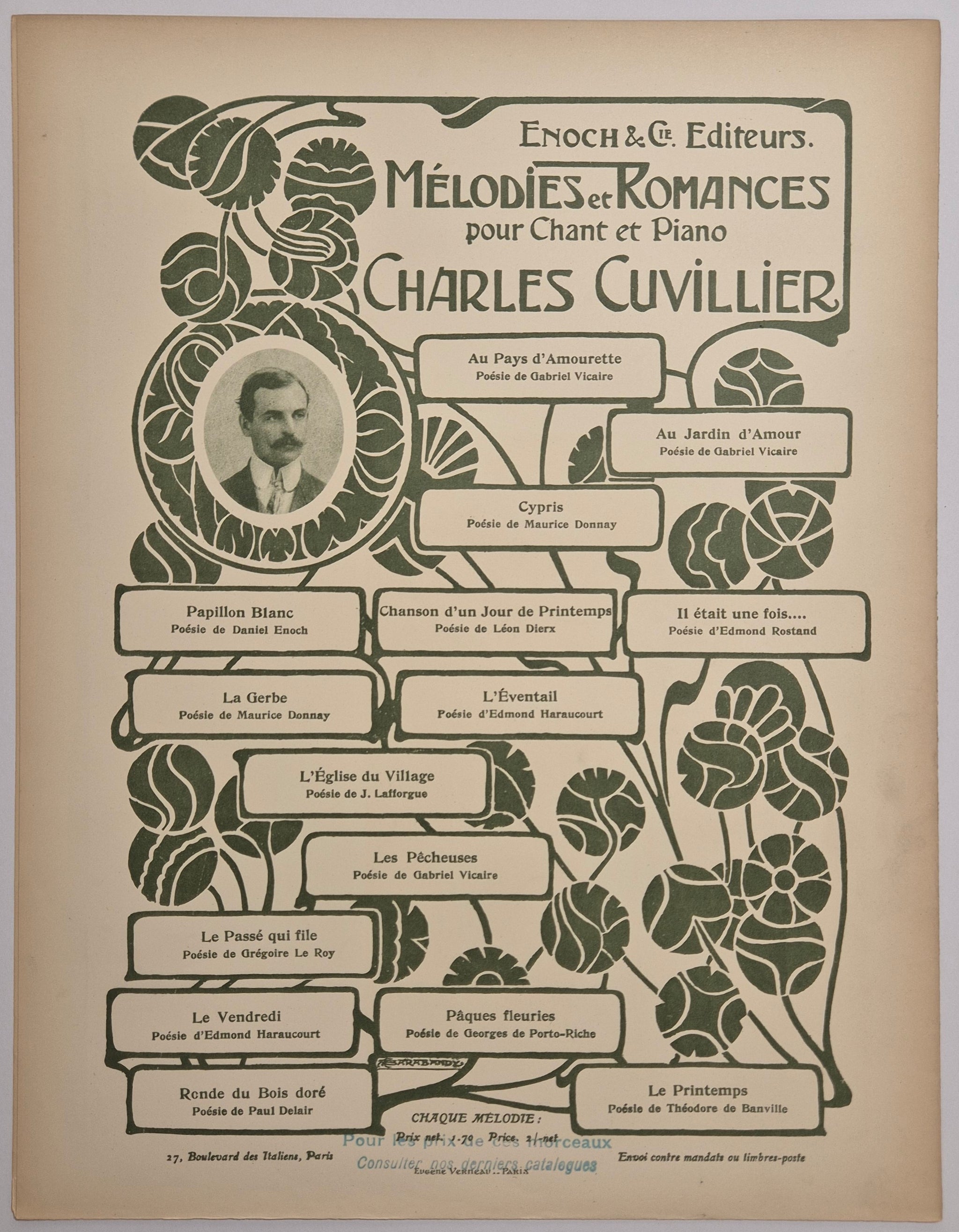 La Rose au Rosier blanc. Ballade de Gabriel Vicaire (n°1).