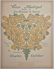 Charger l'image dans la galerie, Vieux Madrigal. Poésie de Jean Renaud de Segrais (n°1).