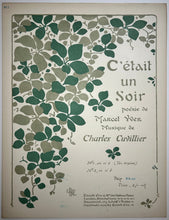 Charger l'image dans la galerie, C'était un soir. Poésie de Marcel Yver (n°1).