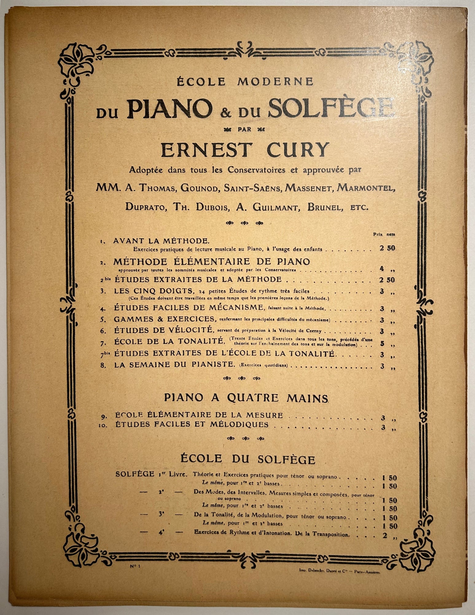 Douze Pièces Pittoresques Enfantines (n°12 : Les deux grandes bavardes).