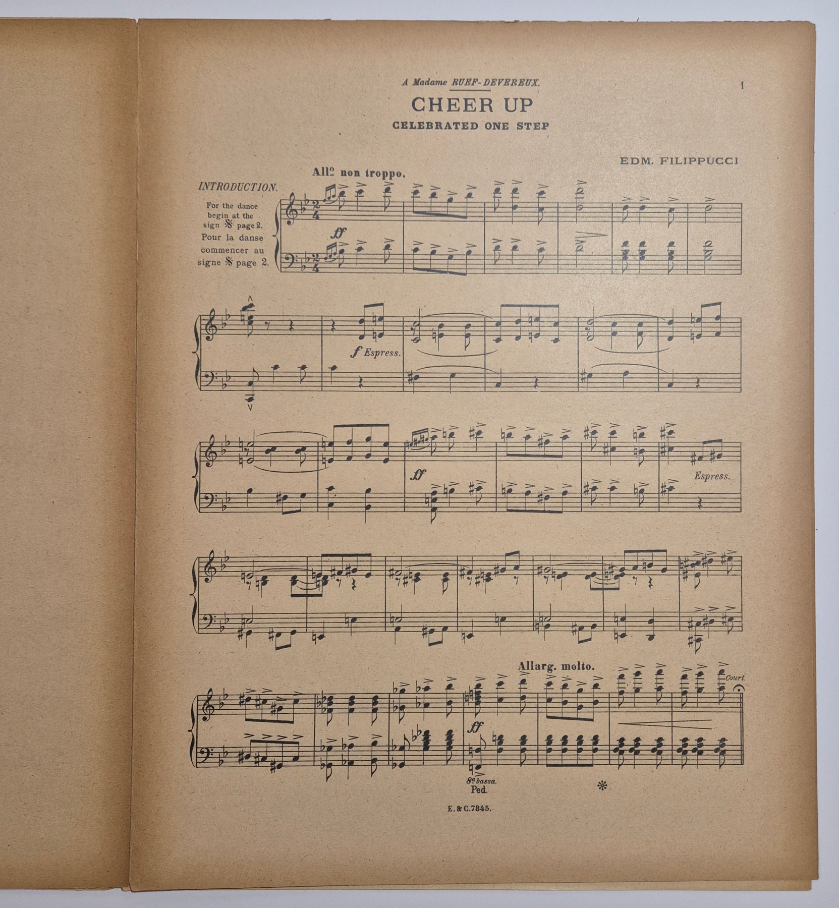 Cheer up. Celebrated One Step.