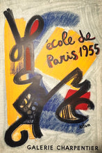 Charger l'image dans la galerie, Affiche d'exposition "Ecole de Paris 1955" à la galerie Charpentier. 1955.