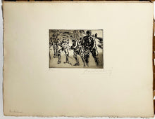 Charger l'image dans la galerie, Croquis du front italien, 50 pointes sèches documentaires par Anselmo Bucci.