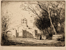 Charger l'image dans la galerie, Chapelle des Aliscamps, Arles (13 Bouches-du-Rhône). 1921.
