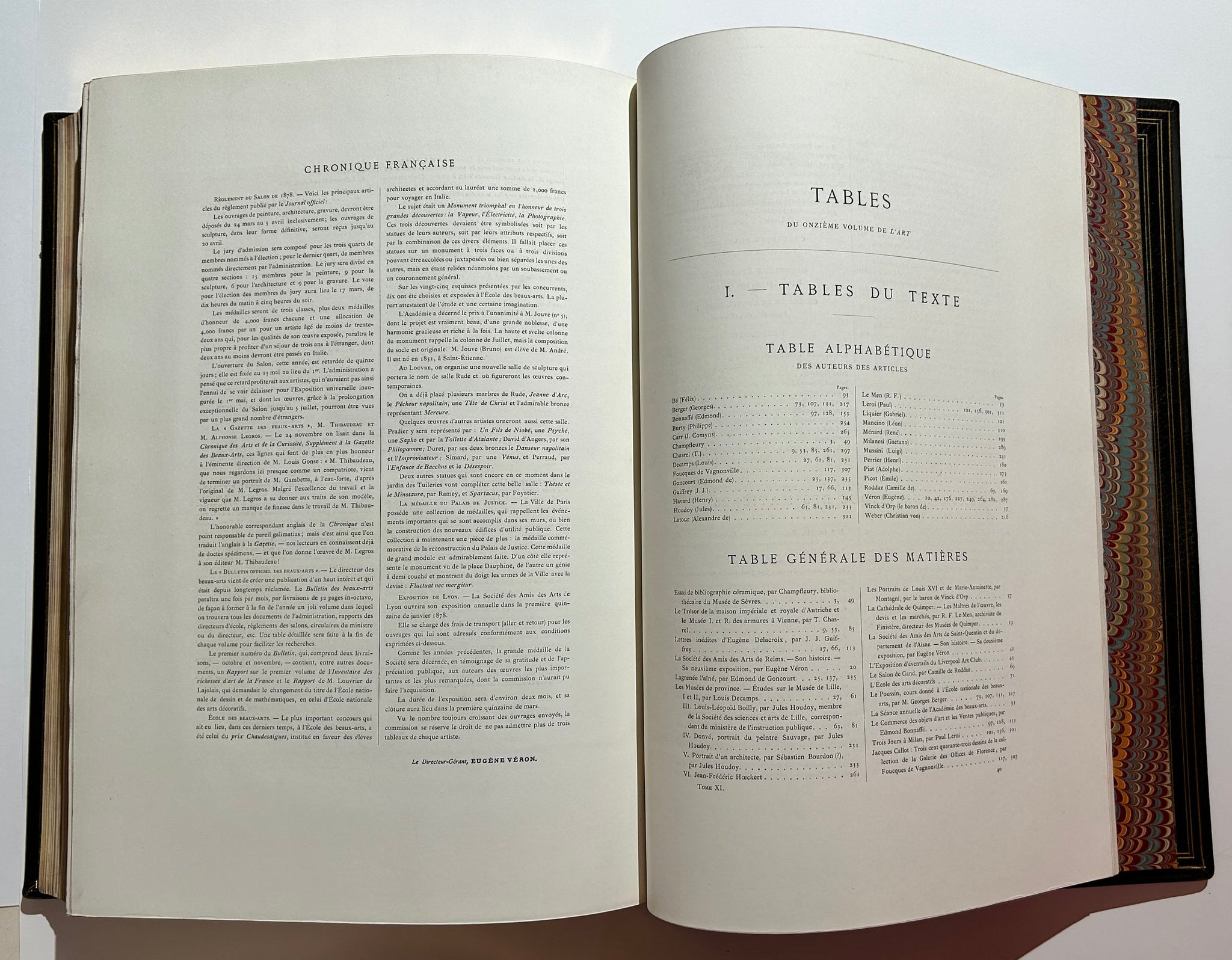 L’Art, Revue hebdomadaire illustrée. Troisième année, 1878, Tome XI de la collection. Paris, London: A. Ballue, 1877.