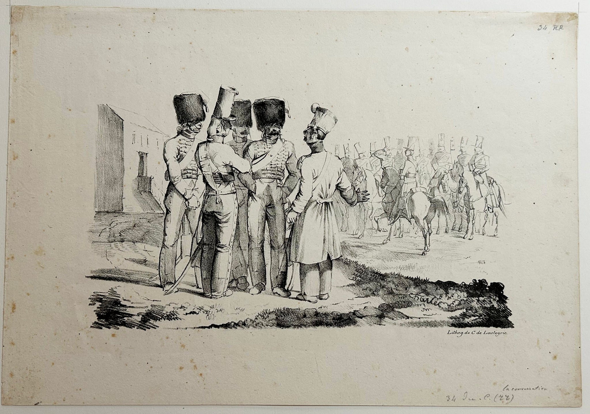 La Conversation. 1817.