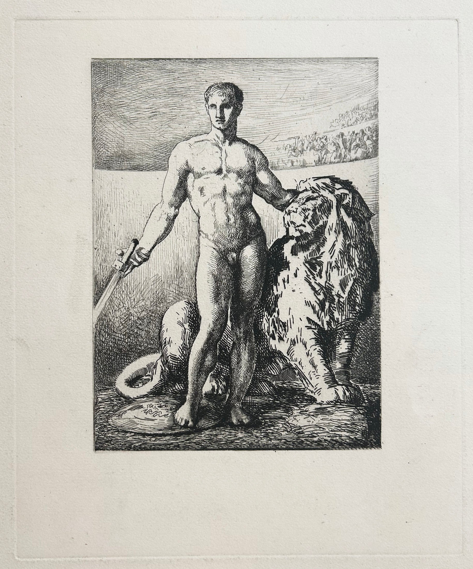 Androclès et son lion.