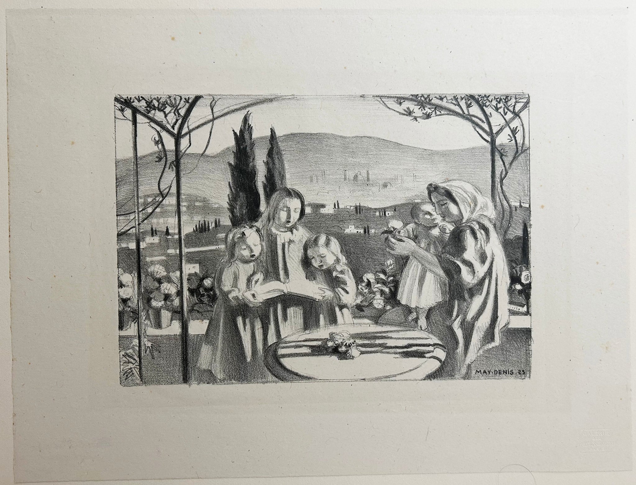 La Terrasse ou La Madone de Fiesole. 1923.