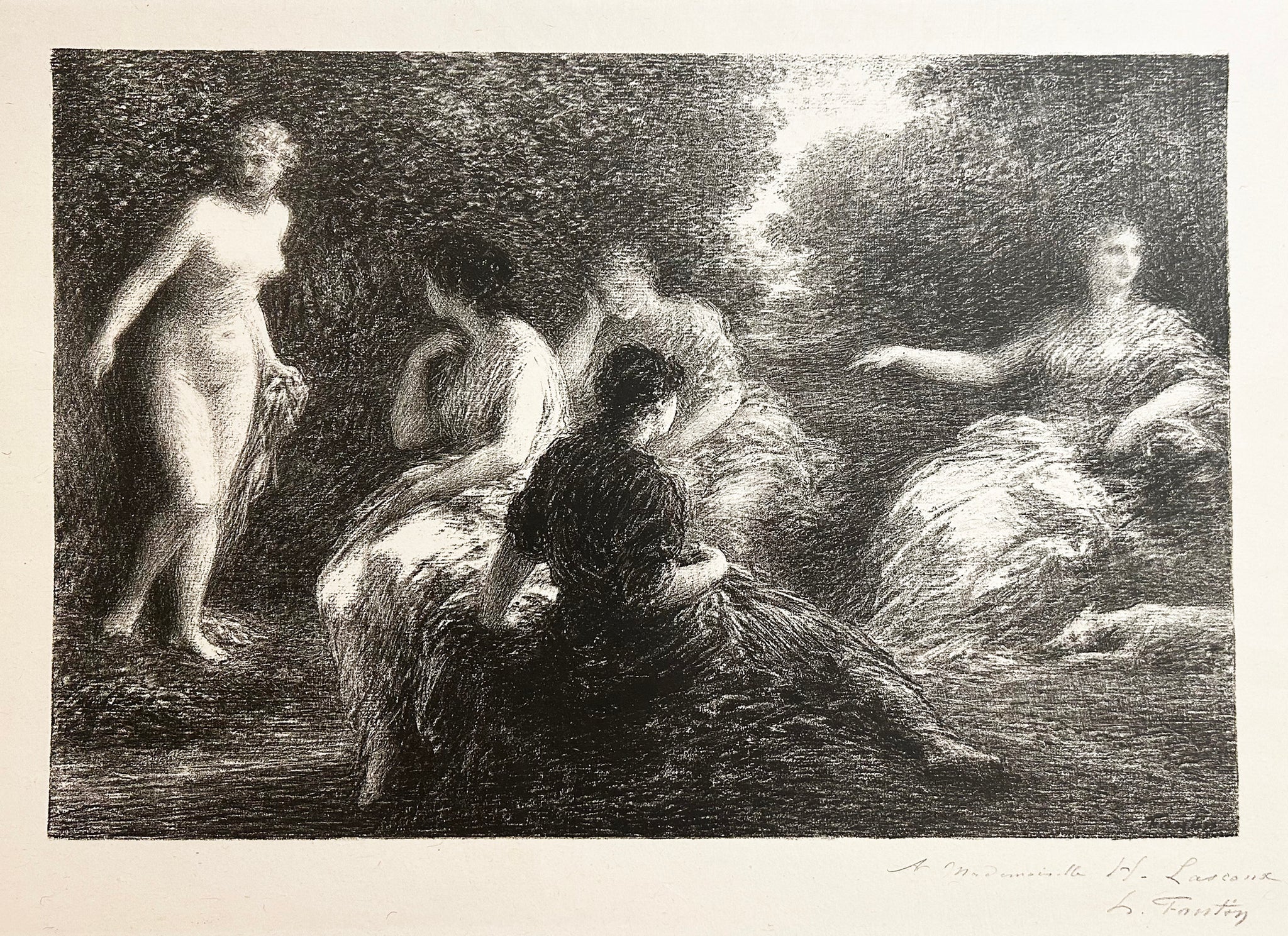 Baigneuses (3ème grande planche).  1896.