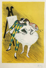 Charger l'image dans la galerie, Un Arlequin s'apprêtant à embrasser une Ballerine.