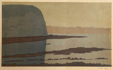 Charger l'image dans la galerie, La Falaise. Crépuscule (à Yport). 1901.