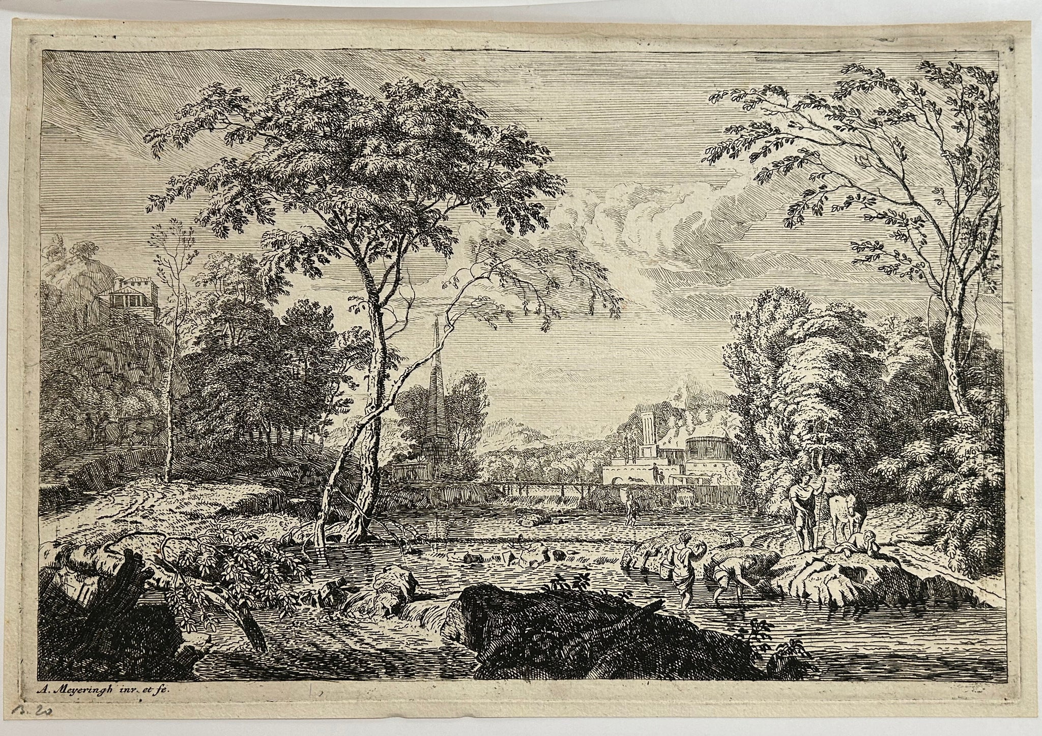 La pêche aux écrevisses. 1695.