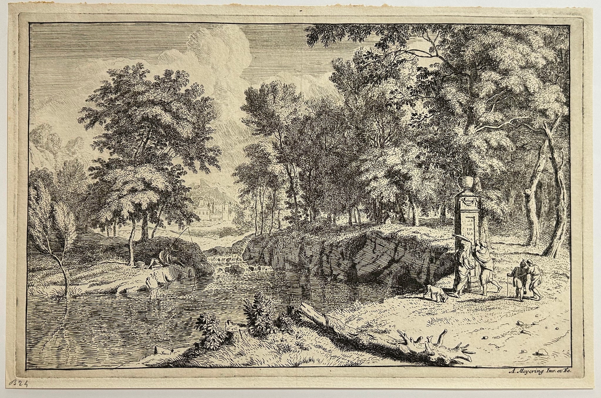 L'inscription. 1695.