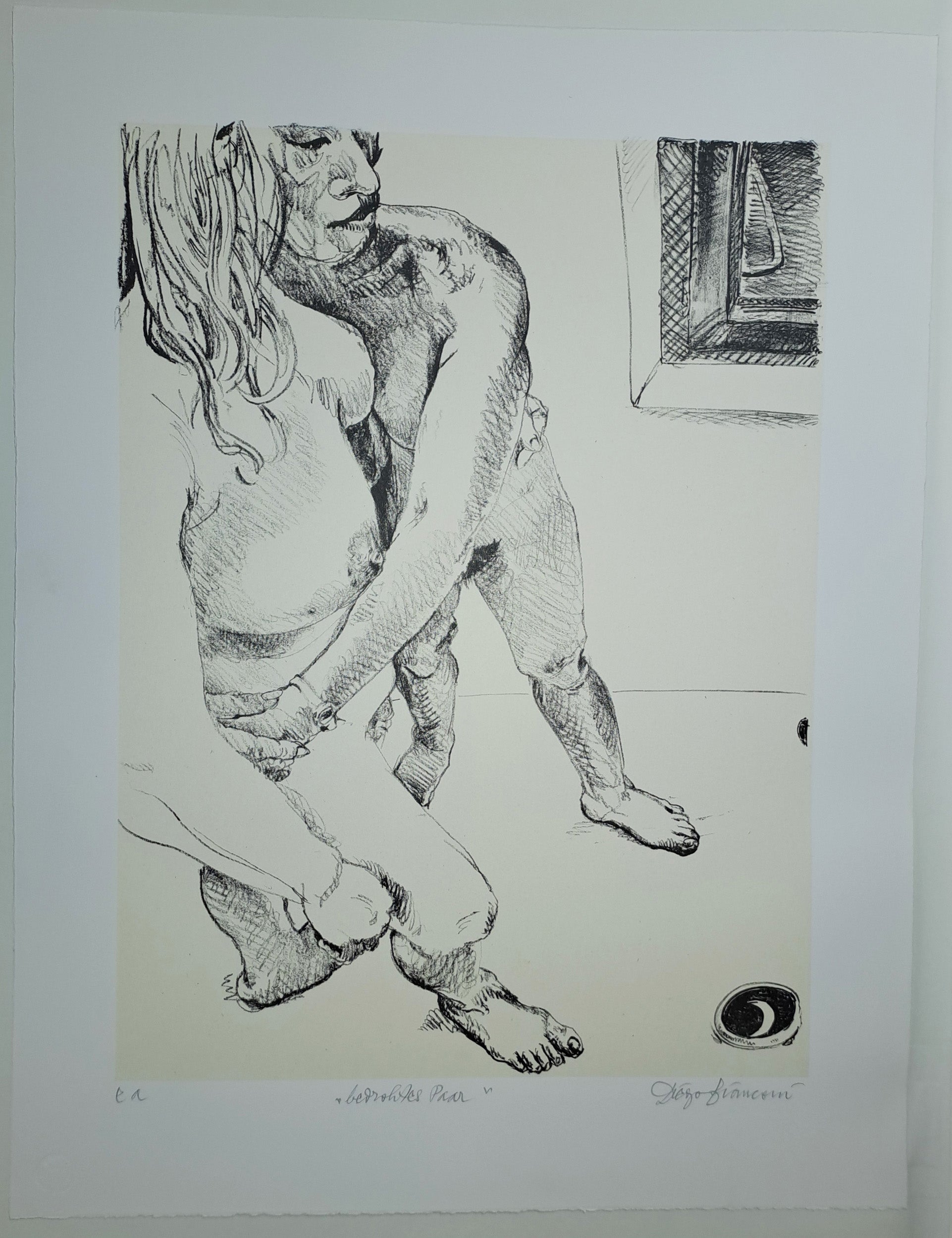 Bedrolithes Paar.  1999.