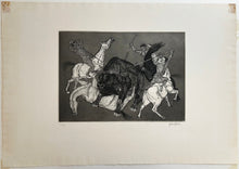 Charger l'image dans la galerie, Tauromachie préhistorique.  1949.