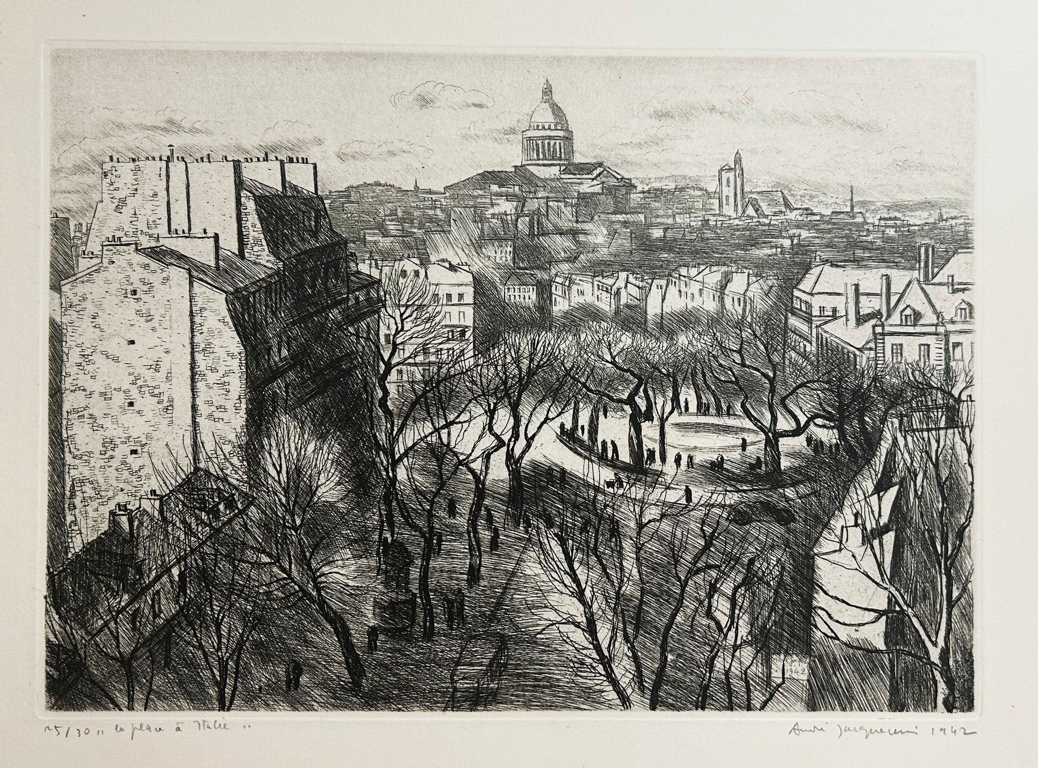 Place d'Italie.  1942.