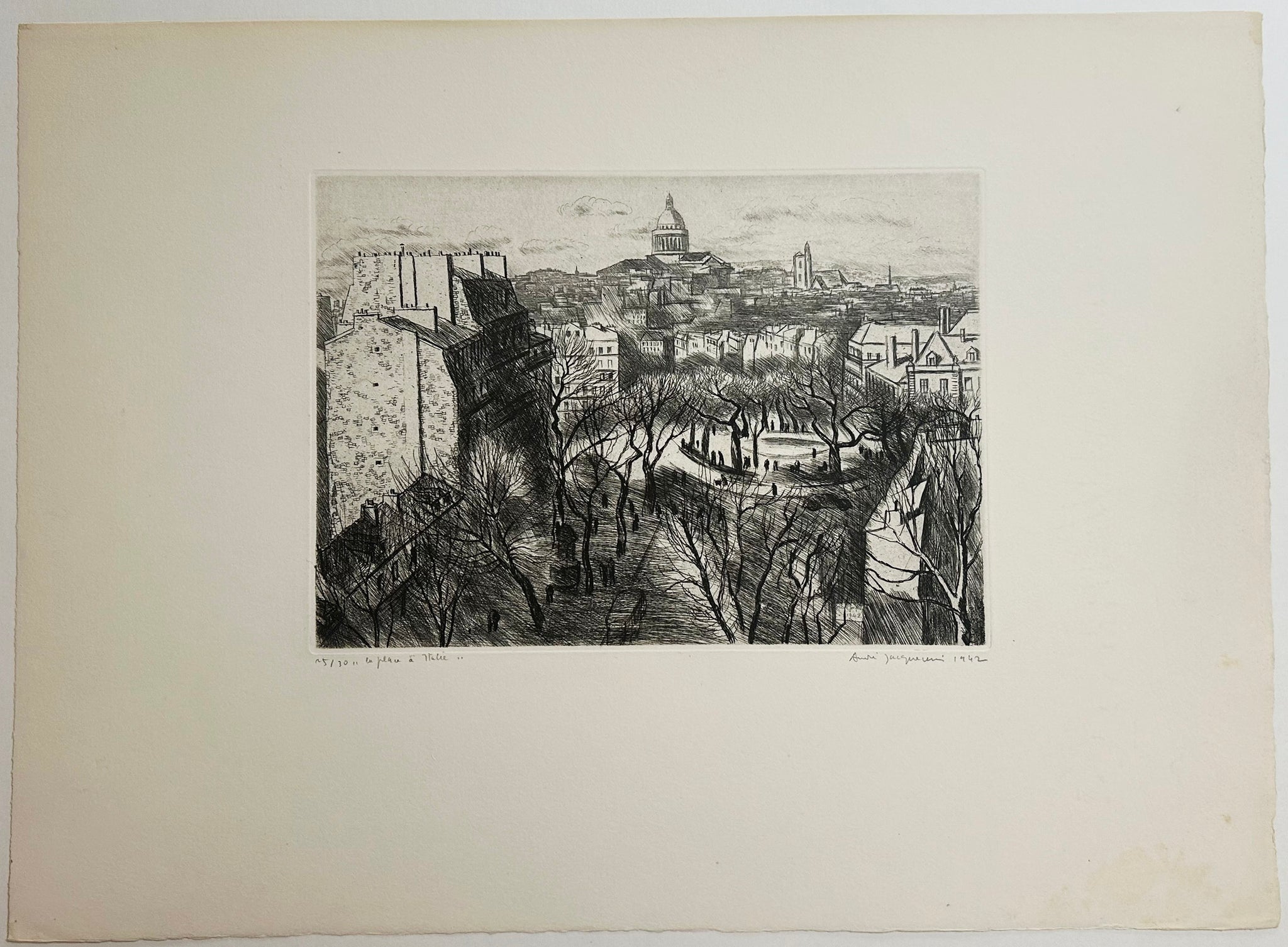 Place d'Italie.  1942.